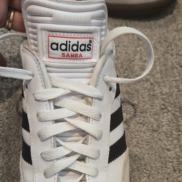 Adidas Samba White and Black Trainers Size 8 - Picture 13 of 16